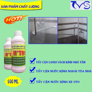 Chất tẩy cặn canxi trên kính